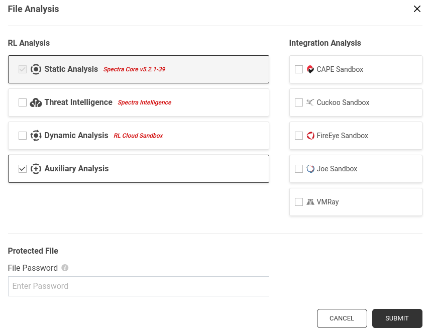 Additional options for file uploads