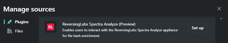 Screenshot showing the Spectra Analyze plugin