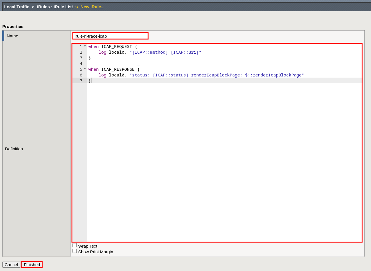 ICAP Block Page HTTPS Health Monitor