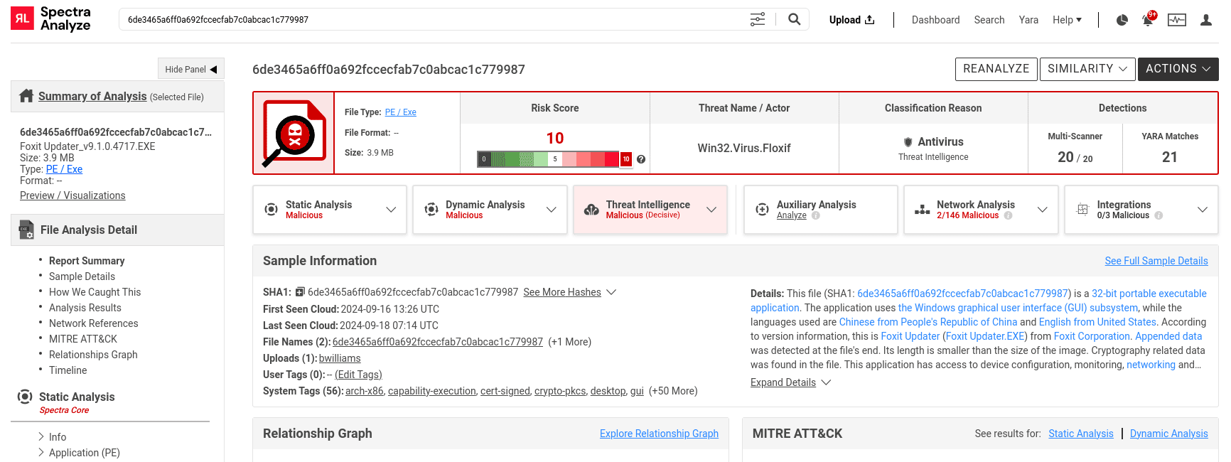 An image showing the local version of the Sample Summary page.