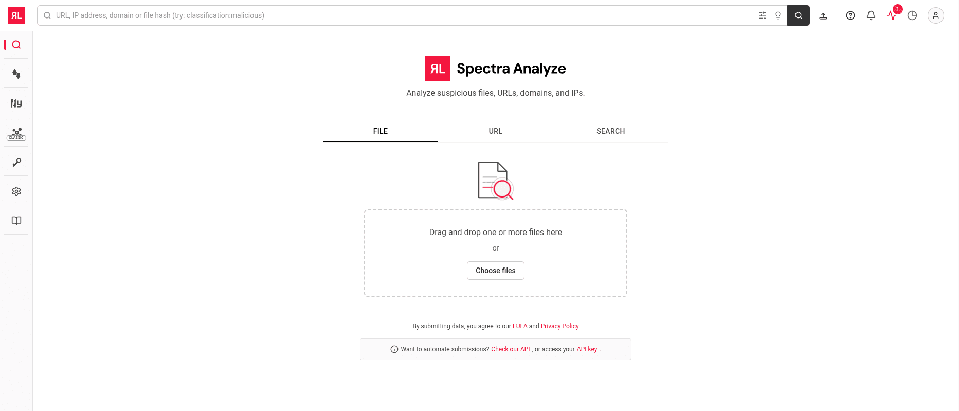 An image showing the new UI dashboard