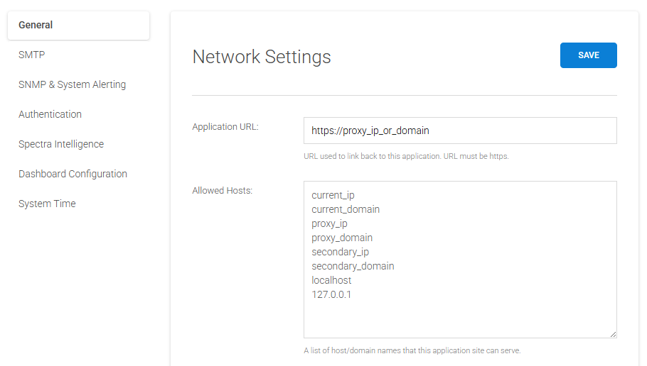 Allowed Hosts