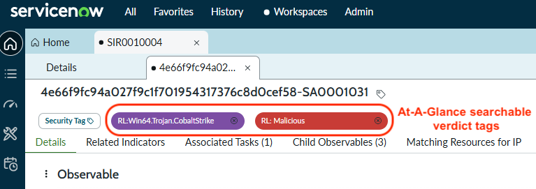 Snapshot: Security Tags